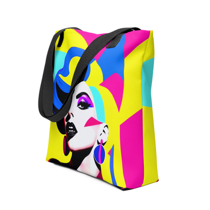 Neon Judgement Tote Bag