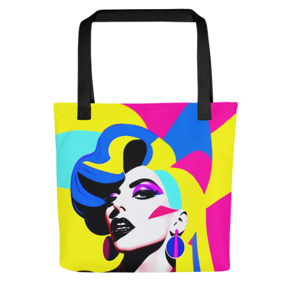 Neon Judgement Tote Bag