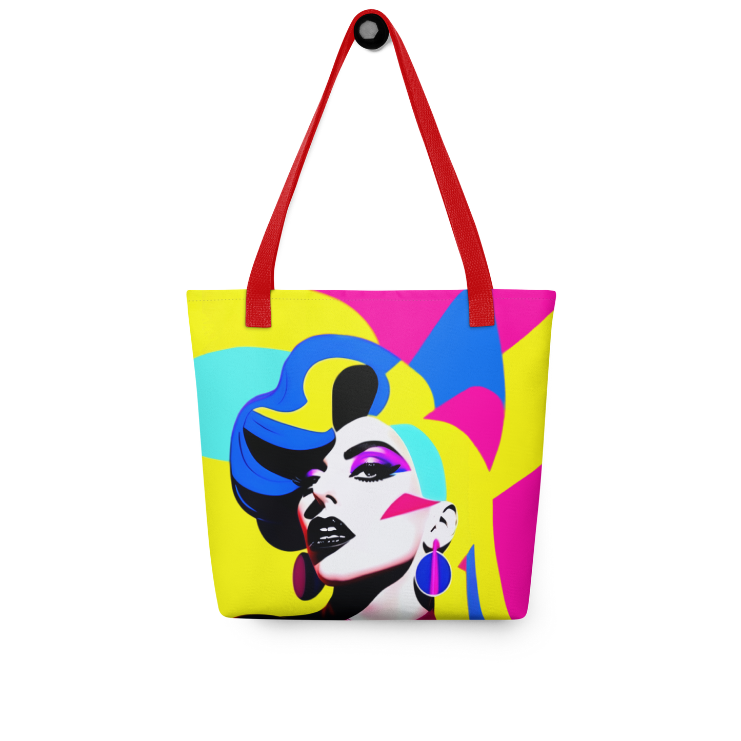 Neon Judgement Tote Bag