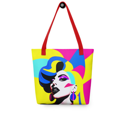 Neon Judgement Tote Bag