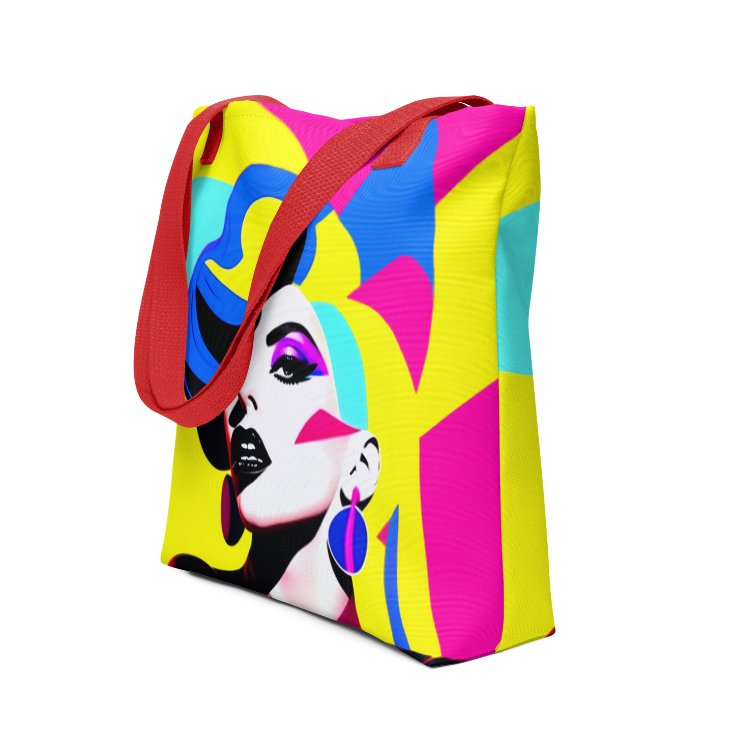 Neon Judgement Tote Bag