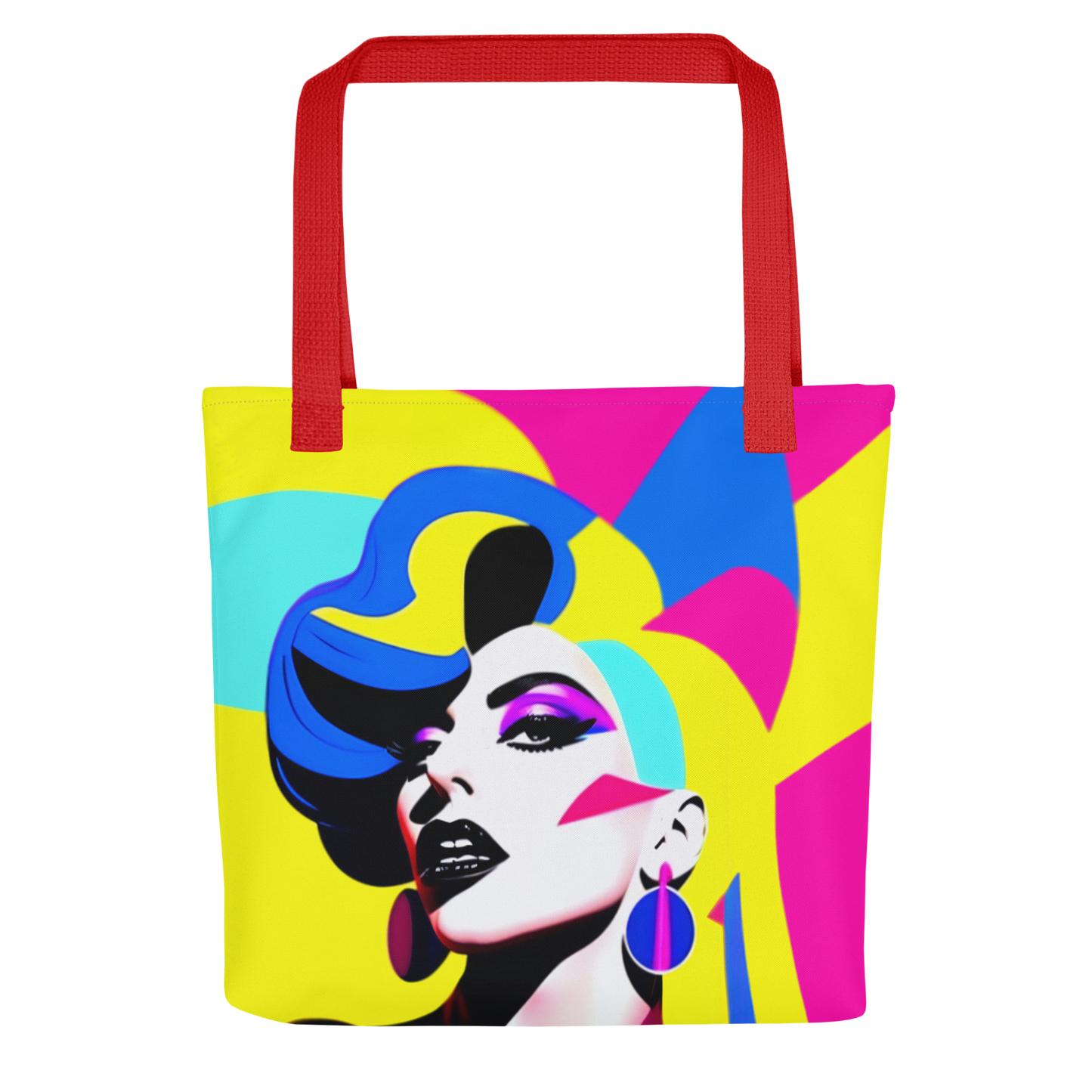 Neon Judgement Tote Bag