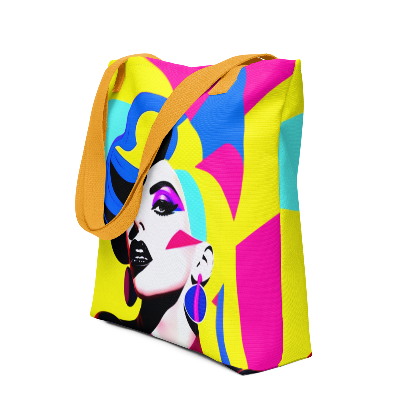 Neon Judgement Tote Bag