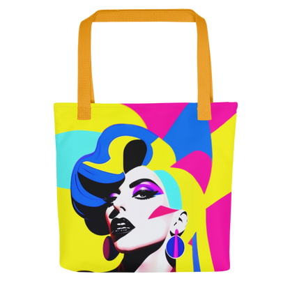 Neon Judgement Tote Bag