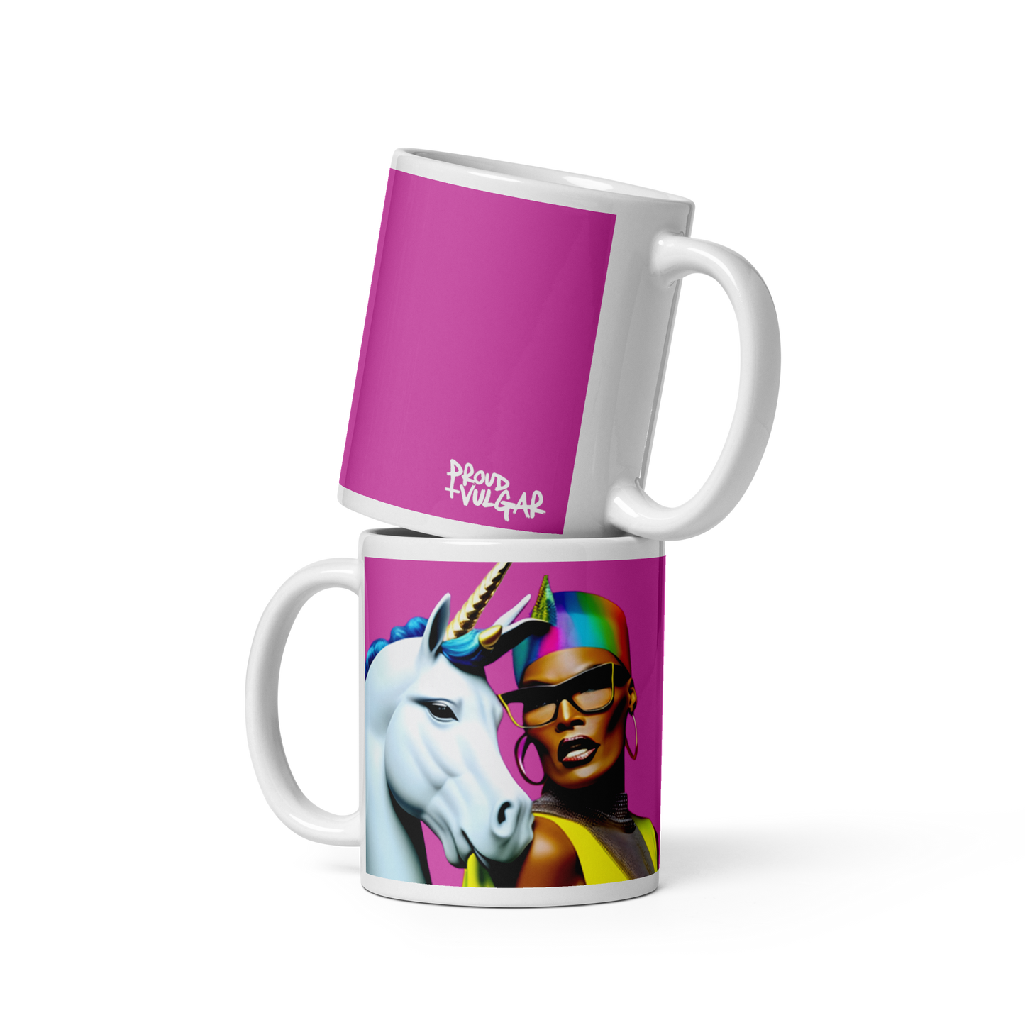 Unicorn Woman Ceramic Mug