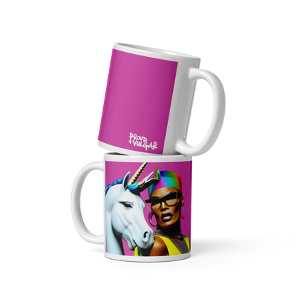 Unicorn Woman Ceramic Mug