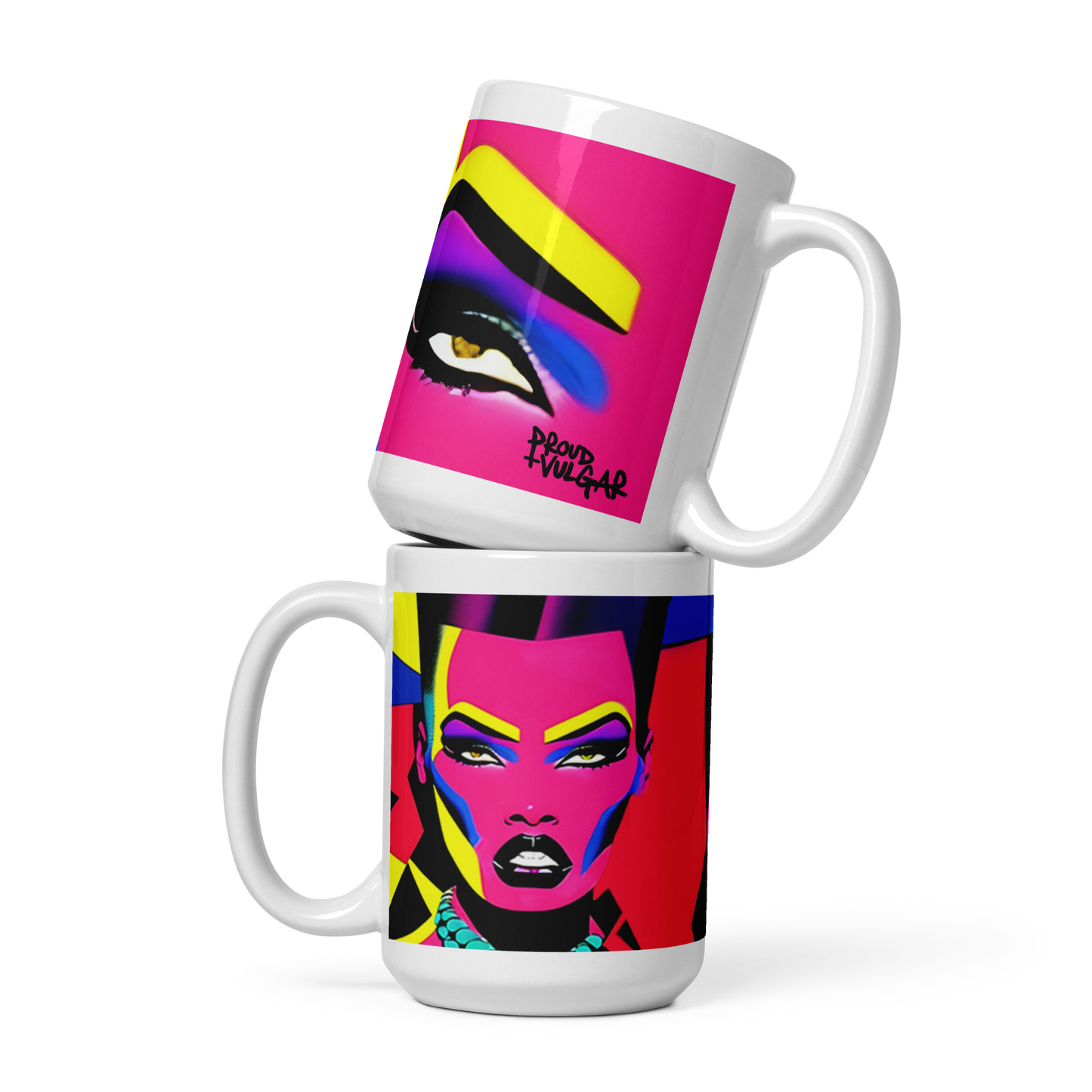 Neon Queen Ceramic Mug