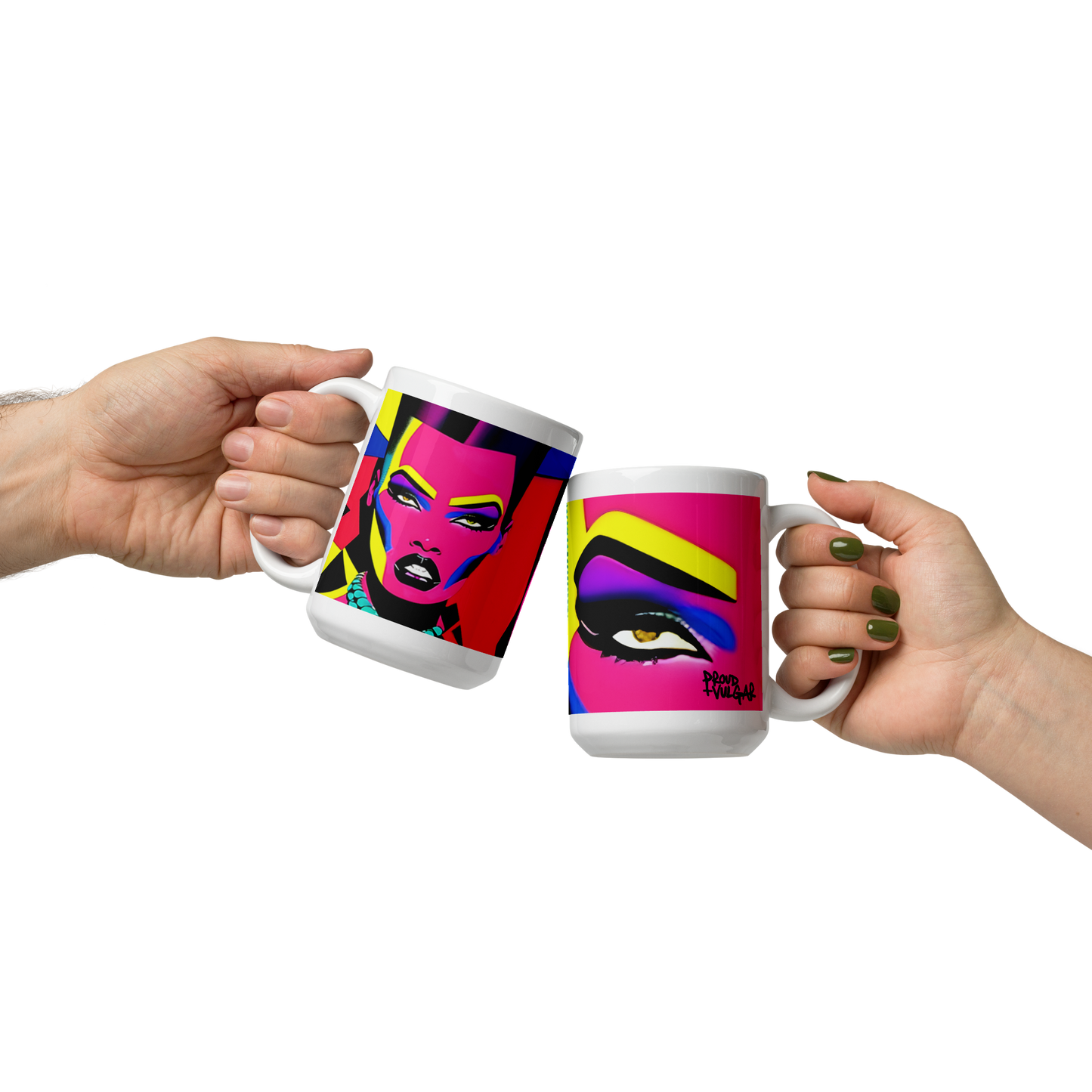 Neon Queen Ceramic Mug