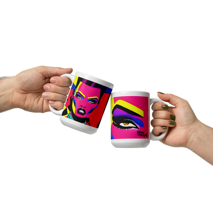 Neon Queen Ceramic Mug