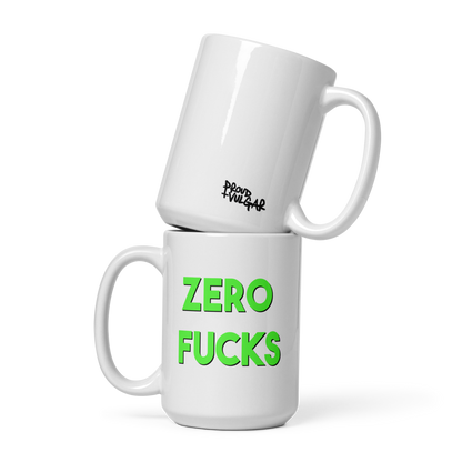 Zero Fucks Ceramic Mug