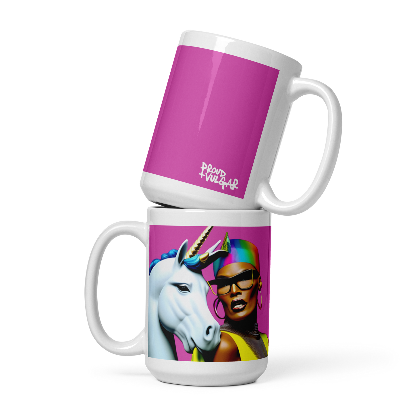 Unicorn Woman Ceramic Mug