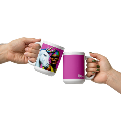 Unicorn Woman Ceramic Mug