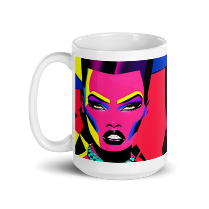 Neon Queen Ceramic Mug