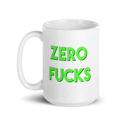 Zero Fucks Ceramic Mug