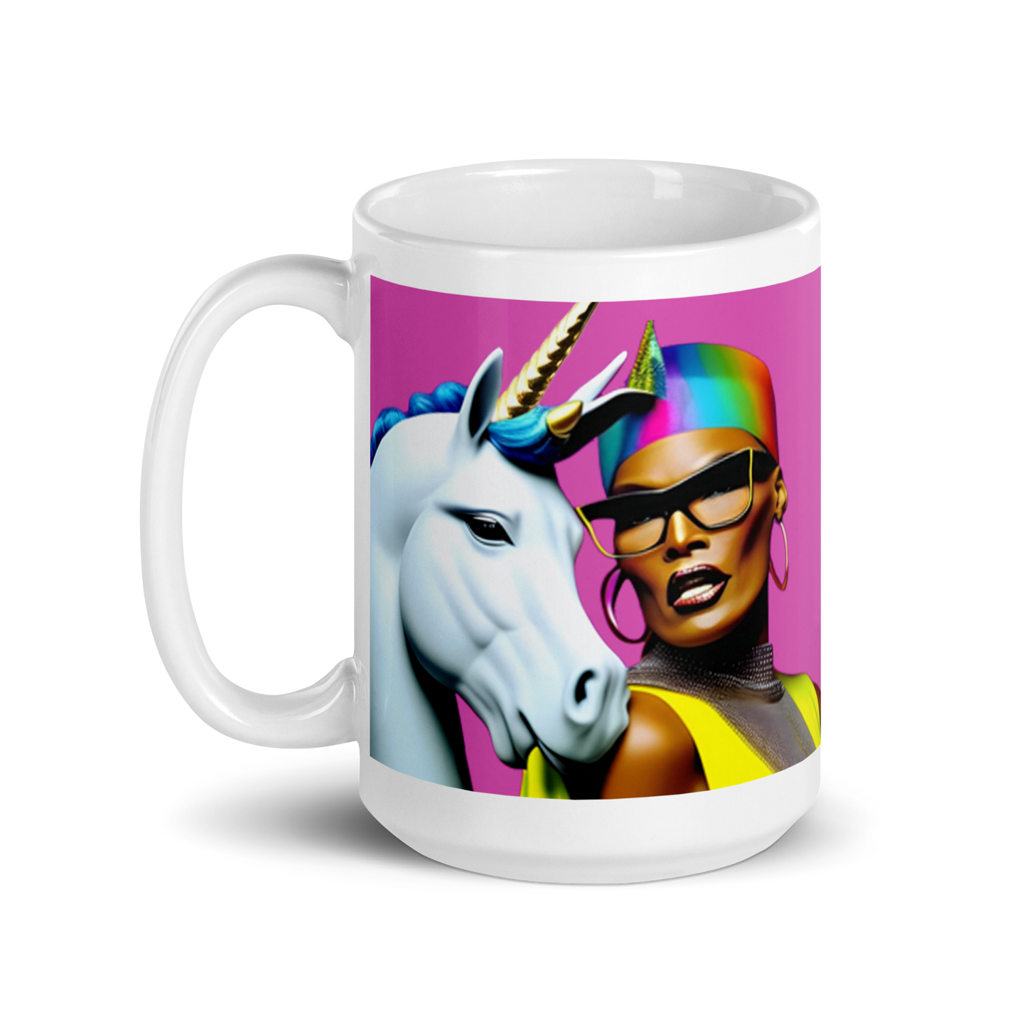 Unicorn Woman Ceramic Mug