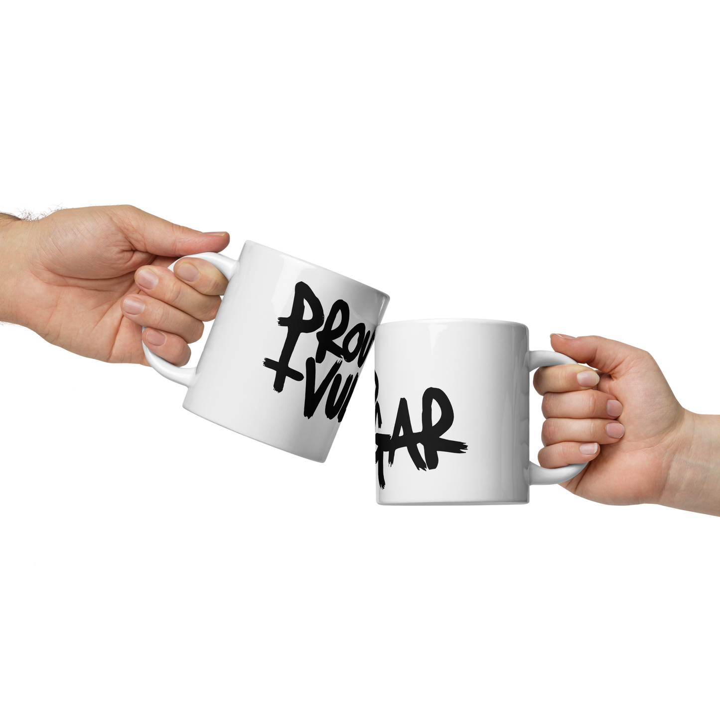 Proud and Vulgar Logo Glossy Mug