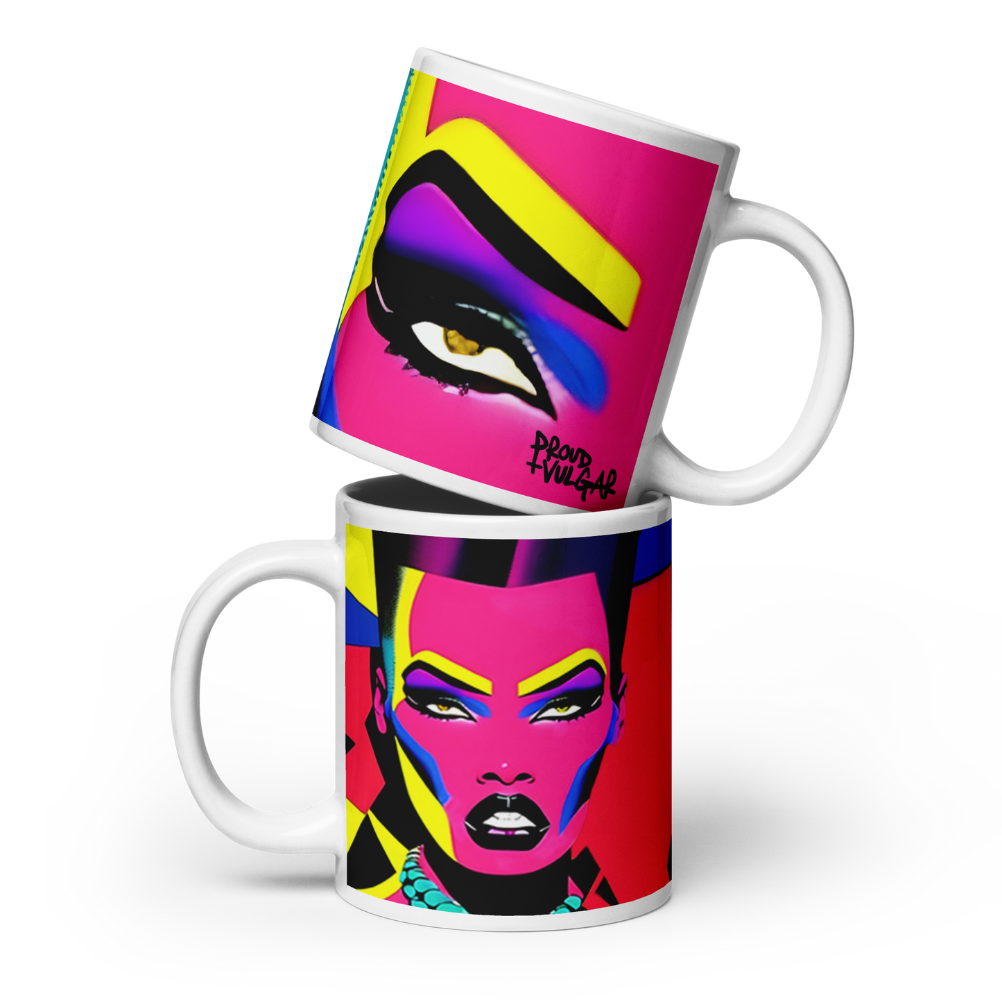 Neon Queen Ceramic Mug