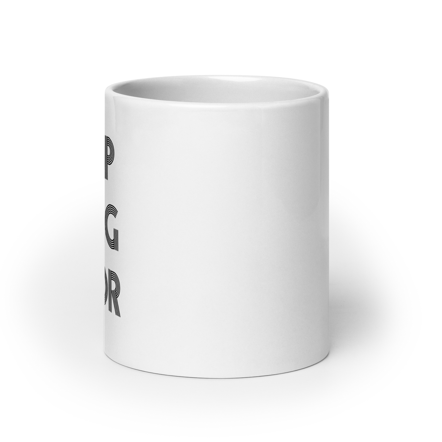 Stop Being Poor Ceramic Mug