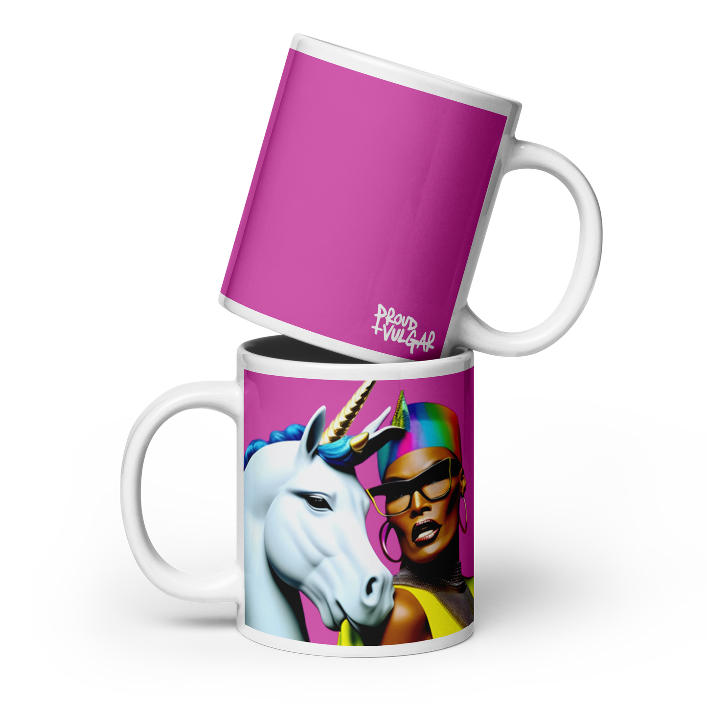 Unicorn Woman Ceramic Mug