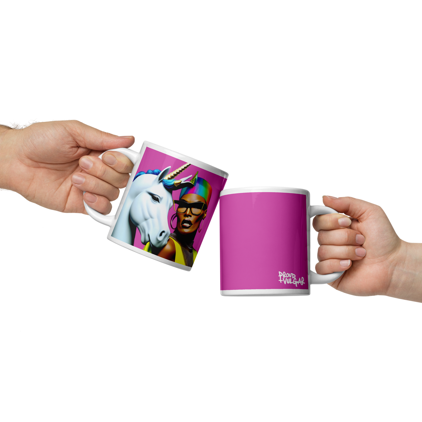 Unicorn Woman Ceramic Mug