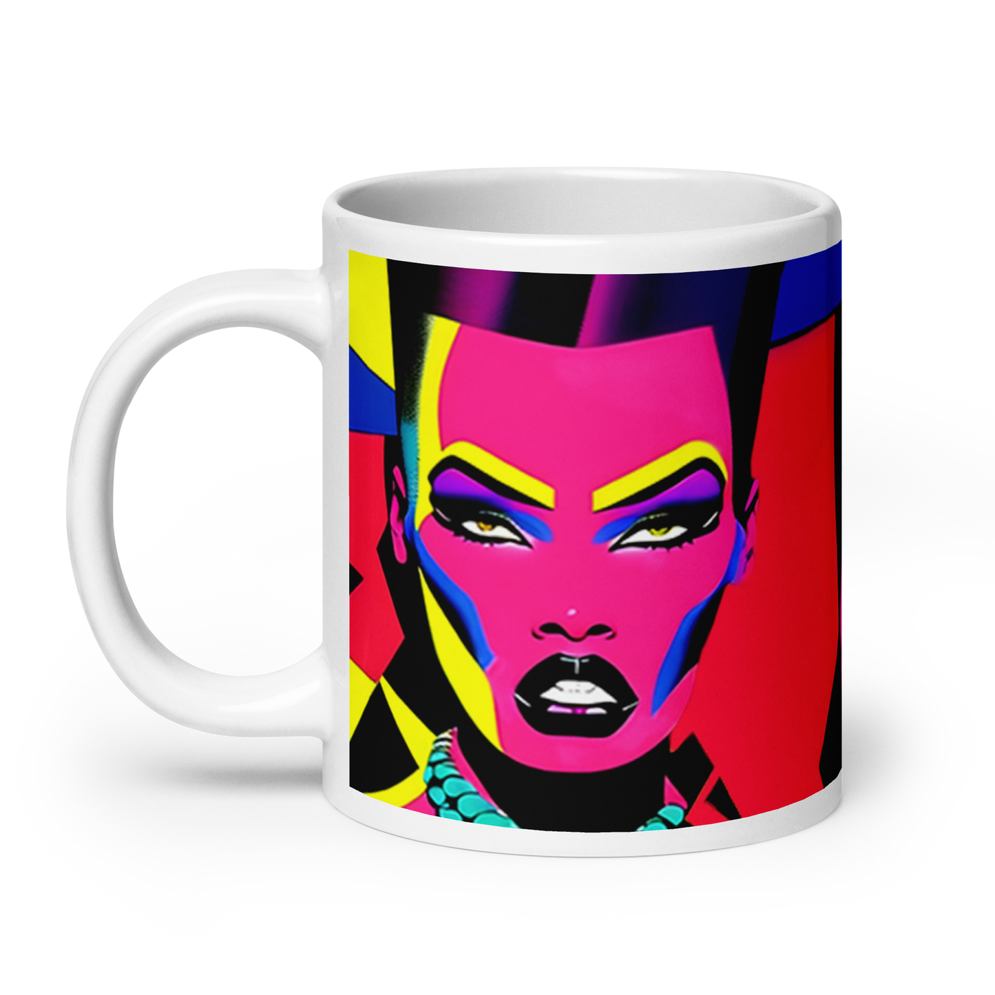 Neon Queen Ceramic Mug