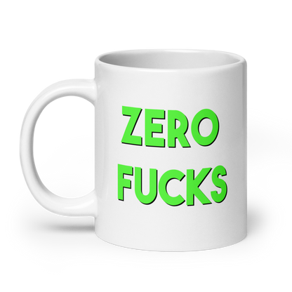 Zero Fucks Ceramic Mug