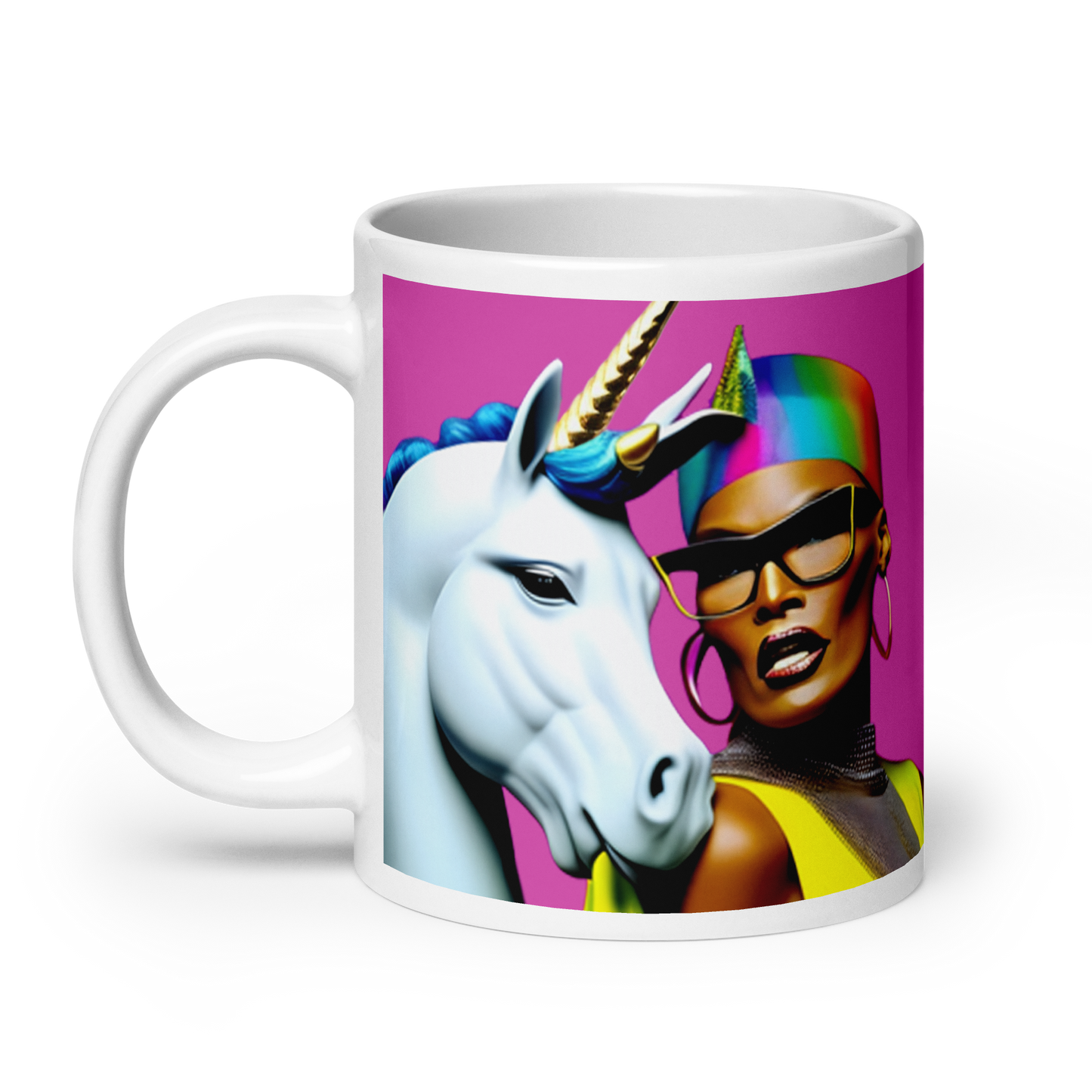 Unicorn Woman Ceramic Mug